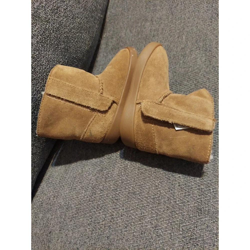 Ugg Boots Size 4/5 Tan Suede 10960891 Shoes Toddler Insulated Baby